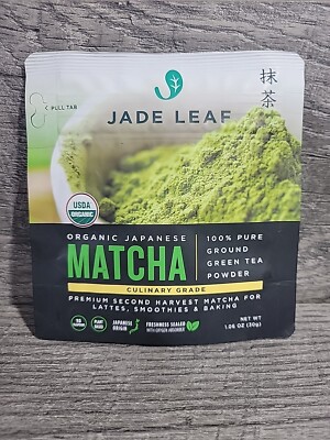 Jade Leaf Matcha Organic Green Tea Powder Culinary Grade 1.06 Ounce | eBay