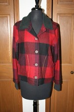VTG Women's WOOLRICH Wool Buffalo Plaid Jacket M