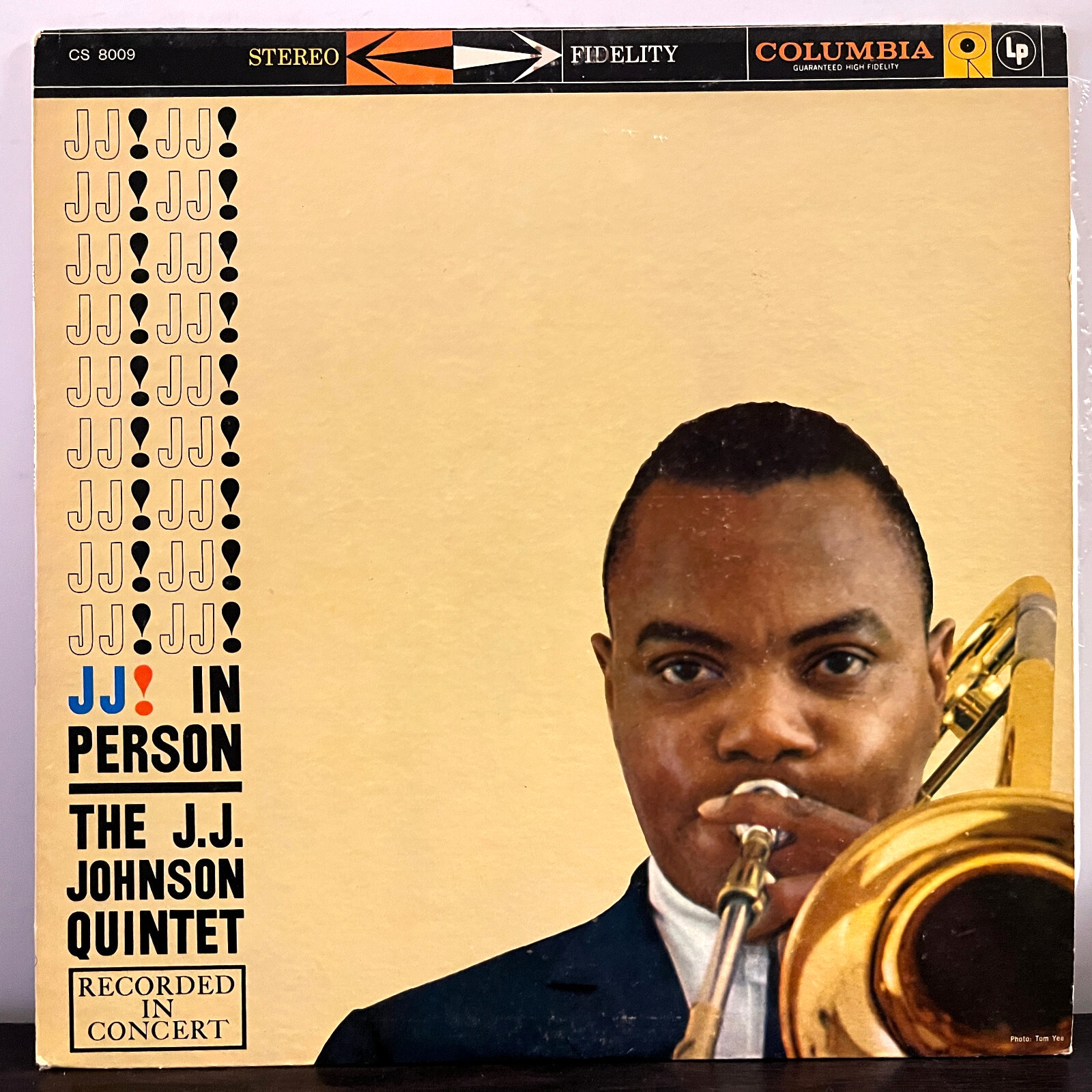 J.J. JOHNSON QUINTET - JJ In Person (1958) - 12" Vinyl Record LP - VG