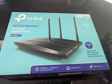 TP-Link Archer A7 AC1750 Wireless Dual-Band Gigabit Router - Black Open Box