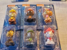 Paw Patrol Mini Figures Toy Set of 6 - Rocky Zuma Skye Rubble Marshall Chase