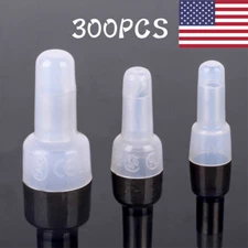 300pcs Closed End Crimp Cap12-10 16-14 22-18 AWG Gauge Wire Connector Terminal