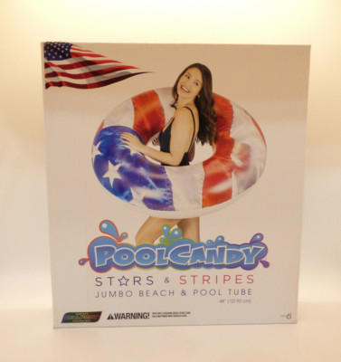 Pool Candy Stars and Stripes Jumbo Beach and Pool Tube