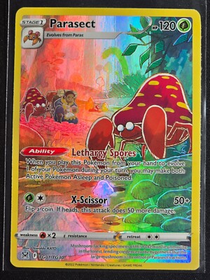 Parasect TG01/TG30 (Trainer Gallery) Lost Origin Near Mint
