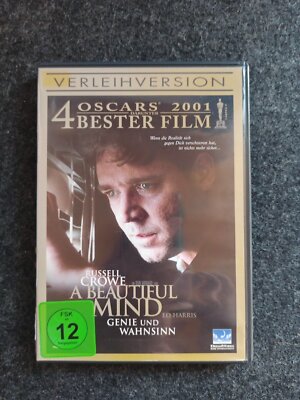 A Beautiful Mind - Genie und Wahnsinn (DVD - Verleihversion) gut - akzeptabel !