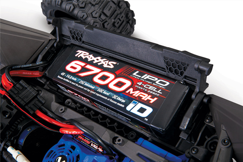 Traxxas 89086-4 Maxx V2 1/10 Brushless Monstertruck + TRX 4S 6700 Battery Red - Picture 7 of 12