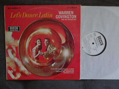 Warren Covington and his Orchestra - Let´s dance Latin   German Decca LP Muster