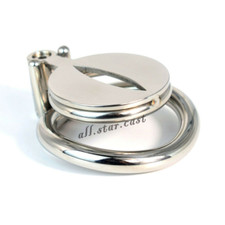 Stainless Steel Male Chastity Device Pocket-Size Cage Men Metal Locking Belt New