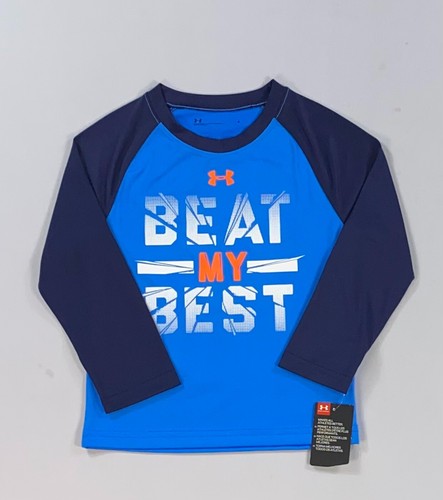 Little Boy's Under Armour UA Lot of 2 Long Sleeve Shirts Size 4 NEW - Picture 3 of 4