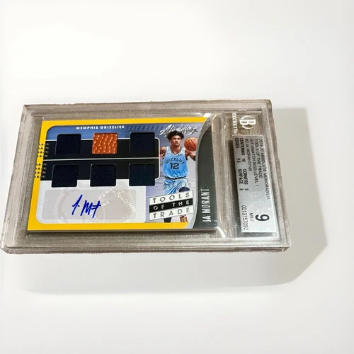2019-20 Absolute Ja Morant Tools Of The Trade ROOKIE PATCH AUTO /149 BGS 9/10