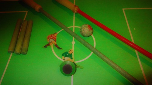 UNIQUE VINTAGE GREEK LITHO HARDBOARD FOOTBALL GAME PAO - OLYMPIAK0S BY EPA 60s - Picture 5 of 6
