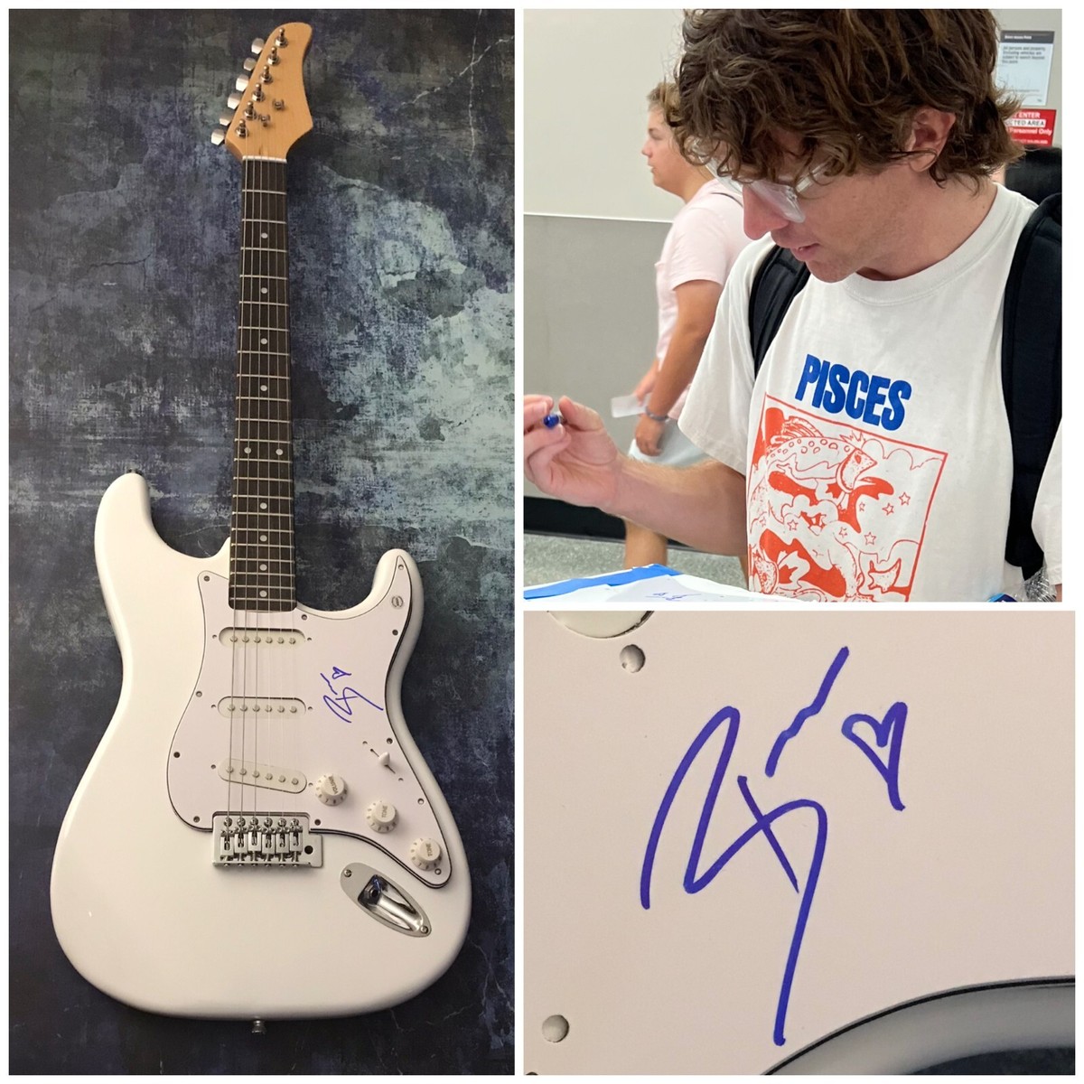 GFA Turnstile Band Star * BRENDAN YATES * Signed Electric Guitar