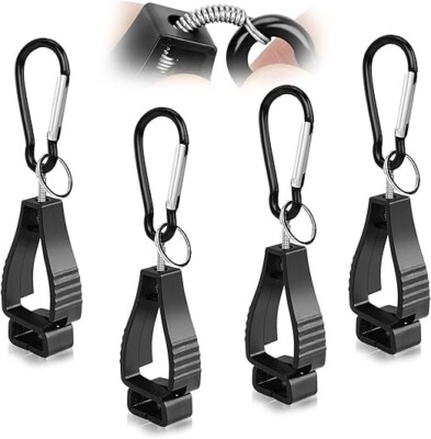 4-Pack Glove Clips for Work Glove Holders Ideal for Glove Clips for Construction