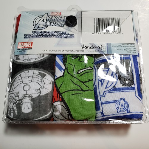 *NIP - BOY'S 3-PK BRIEFS UNDERWEAR - DISNEY, MARVEL, NICKELODEON LICENSED - Picture 7 of 21