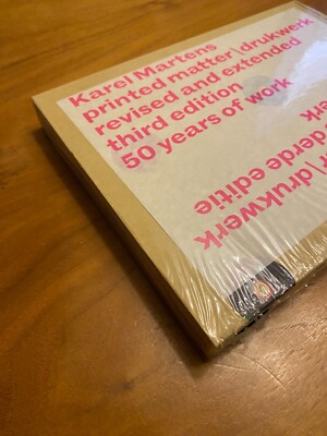 アート・デザイン・音楽 Karel Martens printed matter l drukwerk Karel Martens Printed Matter / Drukwerk 3rd Edition 2011