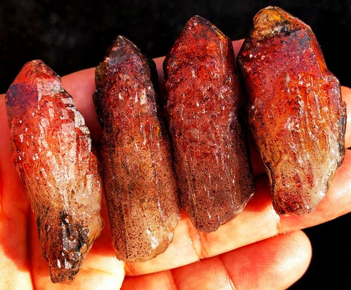 100g 4PC Fire Crystal Lepidocrocite Ignite your Passion Purpose Castle fl004 - 第 1/15 張圖片