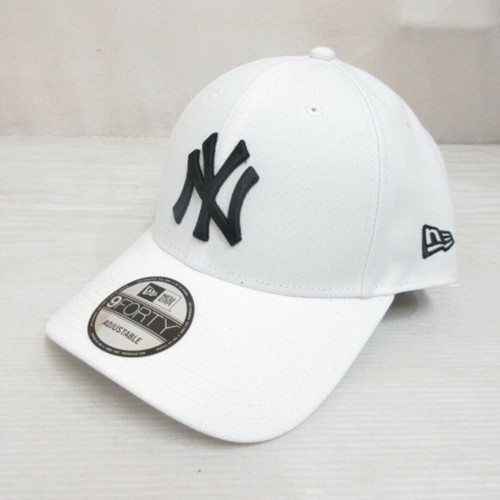 NEW ERA 9FORTY MLB YORK YANKEES BASEBALL CAP HEAT WHITE JUSTABLE