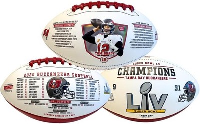 Tom Brady MVP Tampa Bay Buccaneers Super Bowl LV Football Limited Edition