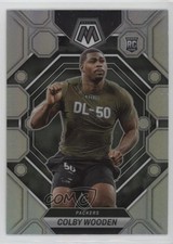2023 Panini Mosaic Rookies Silver Prizm Colby Wooden #303 19pj