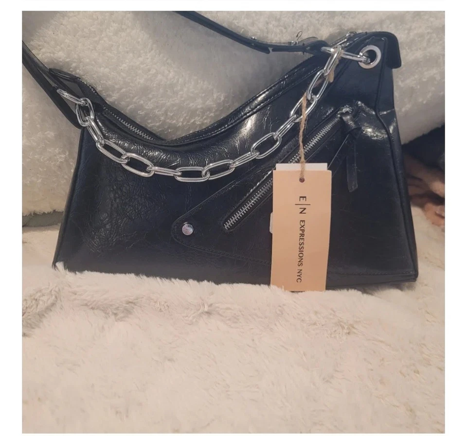 Bolso Bandolera Urban Expressions Negro Bolso de Mano Cartera Foto 2 de 4