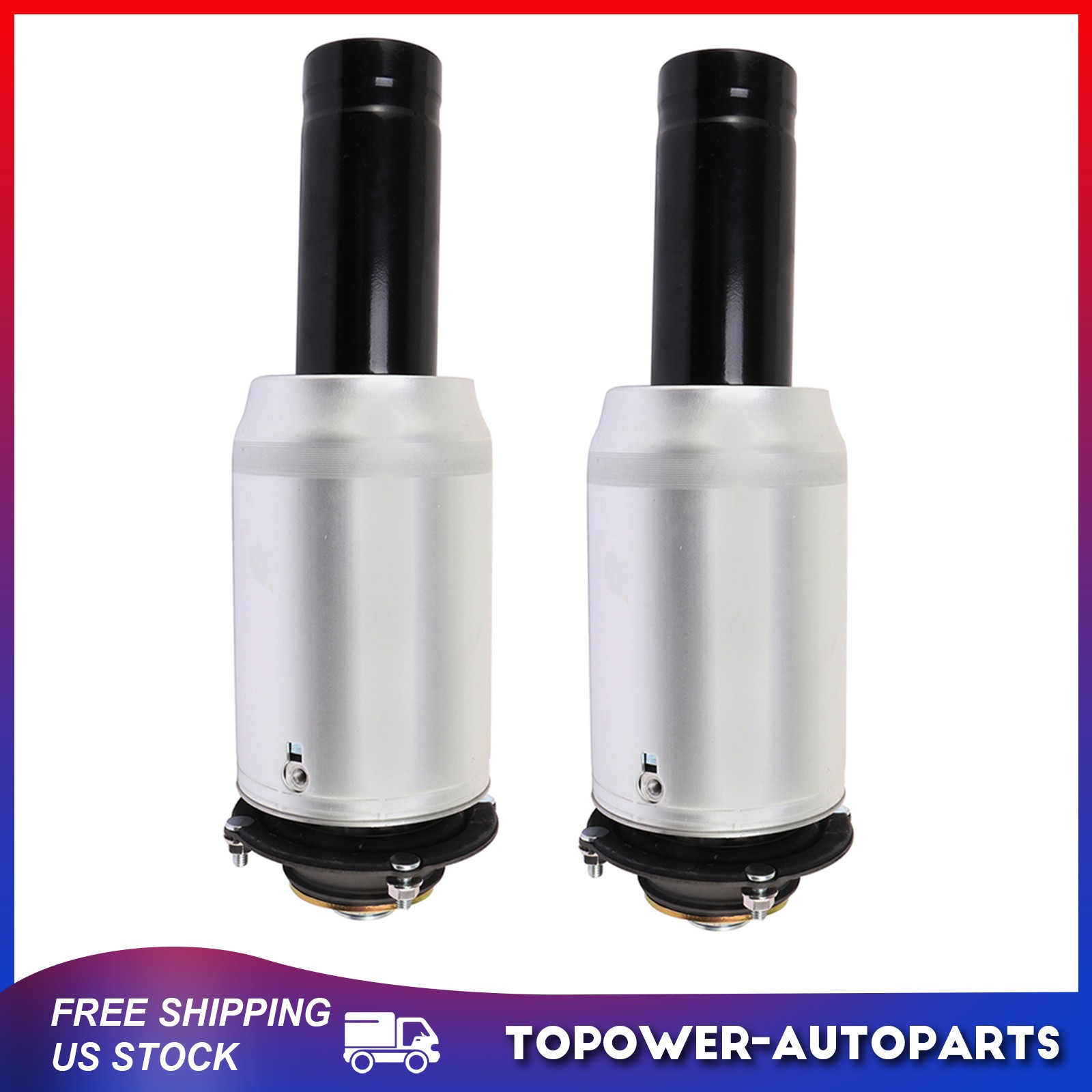 Pair Front Air Suspension Springs Bags For Bentley Continental Flying GT GTC