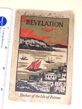 American Bible Society Romans Pocket Book Revelation Harbor of the Isles Patmos