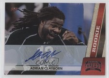 2011 Panini Threads Rookie Silver Signatures /299 Adrian Clayborn #152 Auto n1u