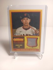 Jung Hoo Lee 2025 Heritage High Number Rookie Patch Relic #CCR-BR Serial #D /99