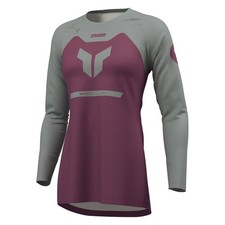 Thor Womens Ridemode Menace Jersey Purple/Gra...