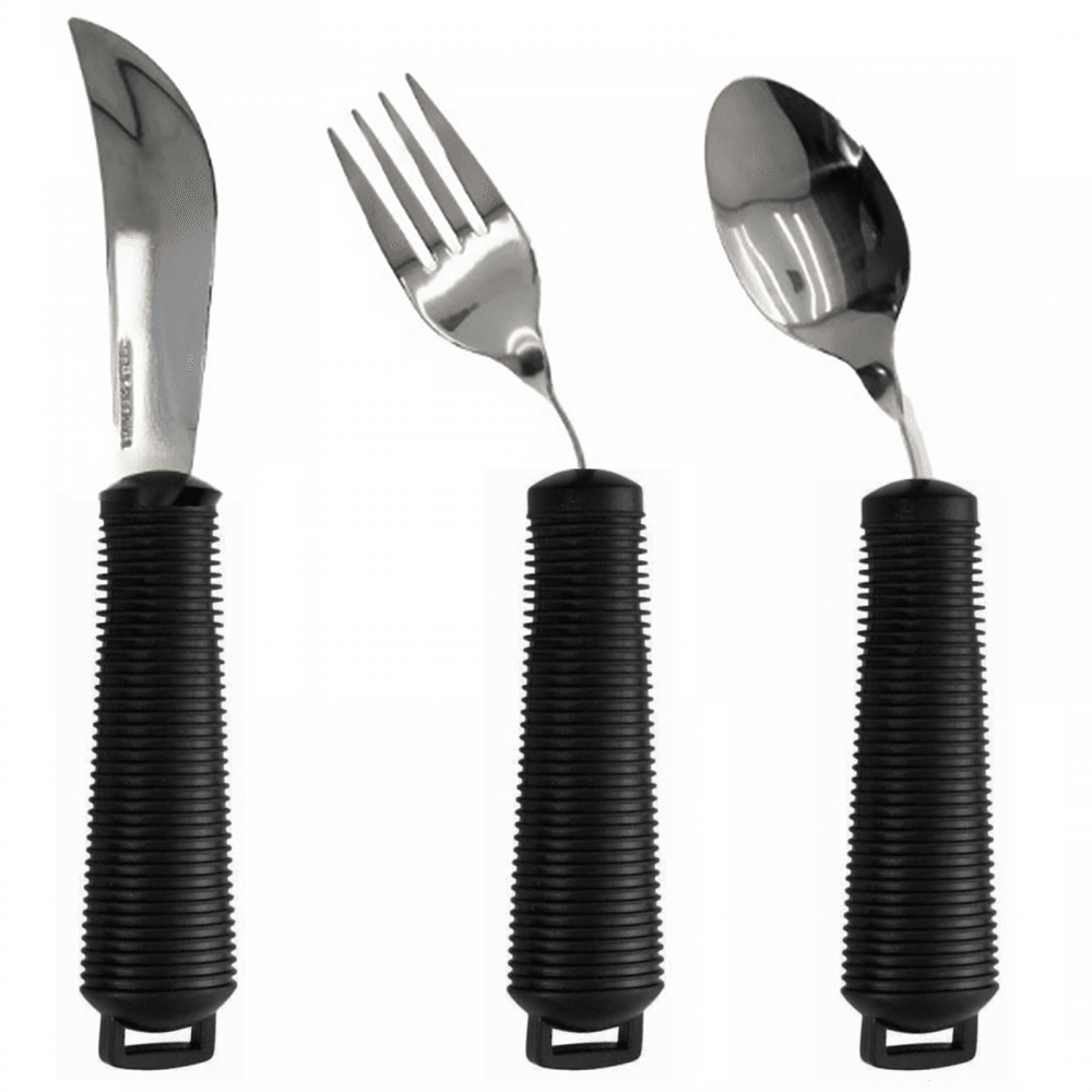 Bendable Soft Cushion Comfort Grip Cutlery Set Disabled Arthritis Flexible