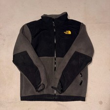 The North Face Youth Denali Full Zip Fleece Jacket Charcoal Grey/Black