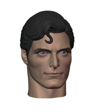 Super Chris Custom Action Figure Head 1:9 or 1:6 Mego