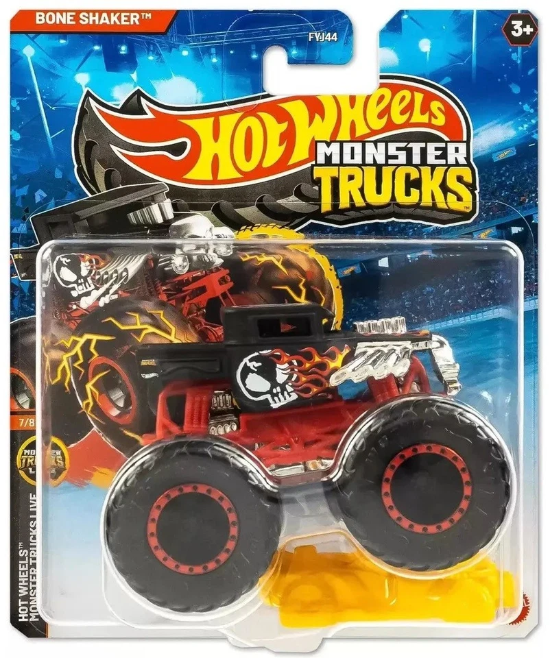 HOT WHEELS - MATTEL BONE SHAKER - 7/8 Monster Trucks Live Hot Wheels Mattel Auto Diecast 1:64