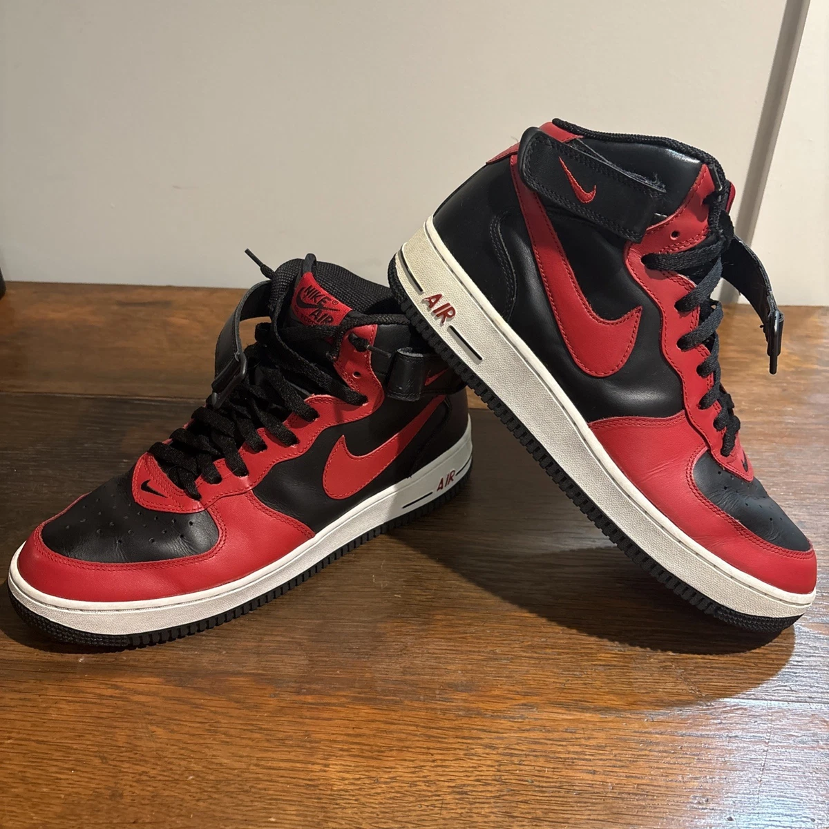 Nike Air Force 1 Mid Black Varsity Red SZ 14 Air Force 1 Mid  main image 4