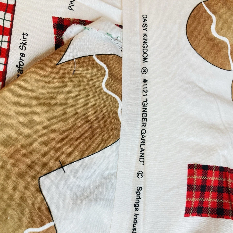 Daisy Kingdom Ginger Garland Fabric Panel Sewing Kit Holidays Christmas - Image 4 of 4