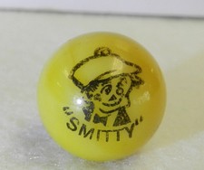 20650m Original Vintage Peltier Glass Comic Picture Marble Smitty .67 In Mint