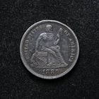 1889 Seated Liberty Silver Dime (cn19151)