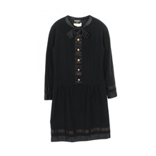 Chanel Camellia Button Dress Women's Clothing Top Used