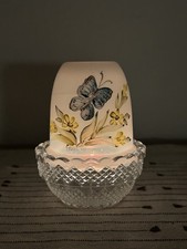 Vintage Mosser Blue Butterfly Fairy Light Lamp