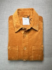 Percival Orange Corduroy Work Jacket OverShirt With Pockets Men’s M [76]