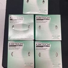 5 Boxes Of KimTech 34155 1-Ply Kimwipes Delicate Task Science Wipers - NEW