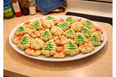 spritz almond butter cookies