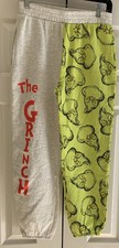 The Grinch Size S Sweatpants Gray  Green
