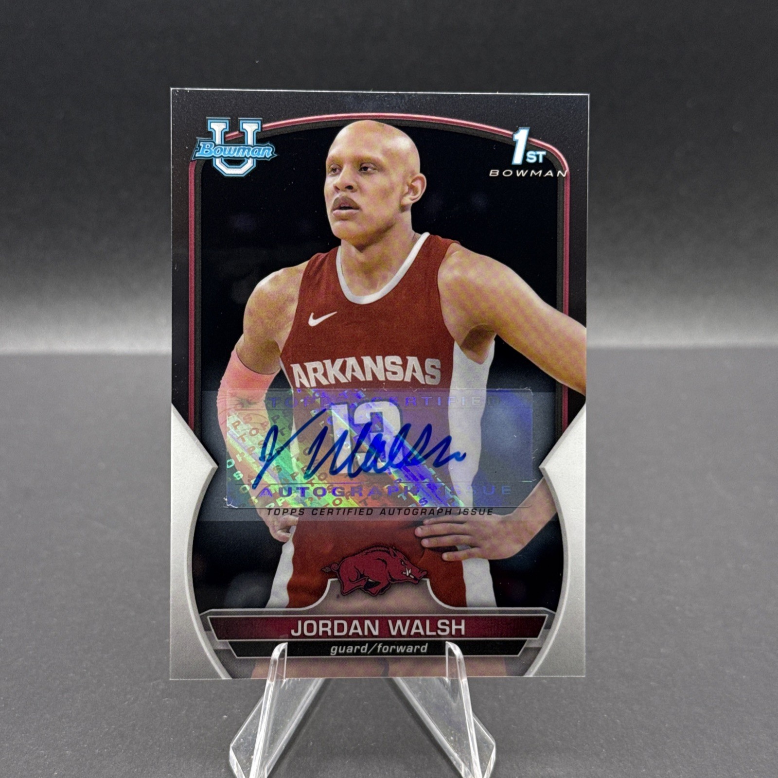 2022-23 Bowman Chrome University 1st Jordan Walsh Auto Rookie Celtics