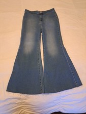 We The Free High Rise Flare Jeans Blue 29 Excellent Condition 420