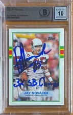 JAY NOVACEK SIGNED w/ 