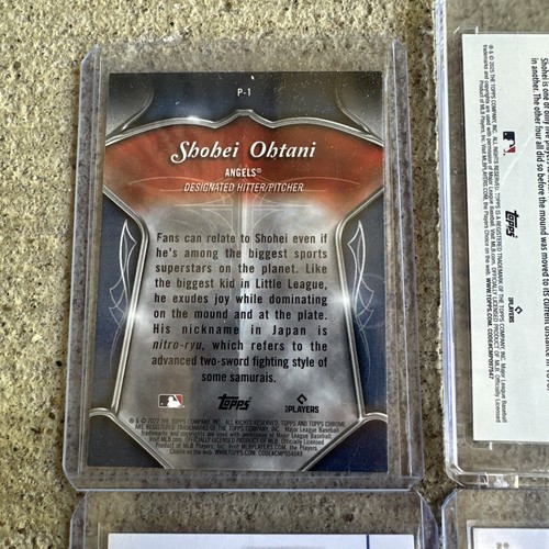 Topps Chrome Shohei Ohtani Lot Rainbow Pink Glitter Foil 1 Dodgers Phillies MLB - Picture 7 of 10