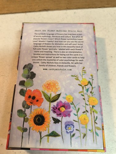 Mazo Oráculo The Flower Medicine para adivinación y cuidado personal por Cathy Nichols - Imagen 2 de 3