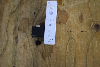 Nintendo Wii Remote Controller White With Motion Plus Accessory Tested Genuine