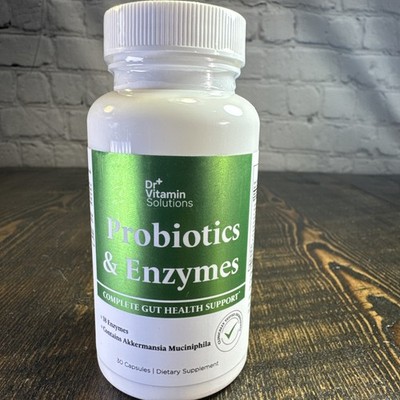 Dr Vitamin Solutions Enzymes Pre & Probiotics Gut Digestive Health Support